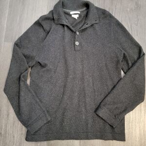 Banana Republic Men's luxury Blend Angora Cashmere Cotton Blend Sweater Sz L